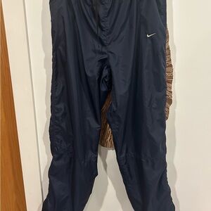 Nike Navy Blue Athletic/Track Pants from late 90s